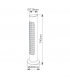 Ventilador de Torre con Mando Nandi 45W Blanco