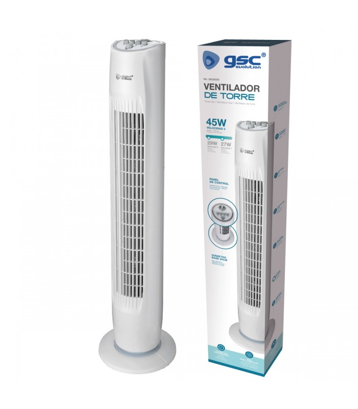 Ventilador de Torre Pagoli 45W Blanco