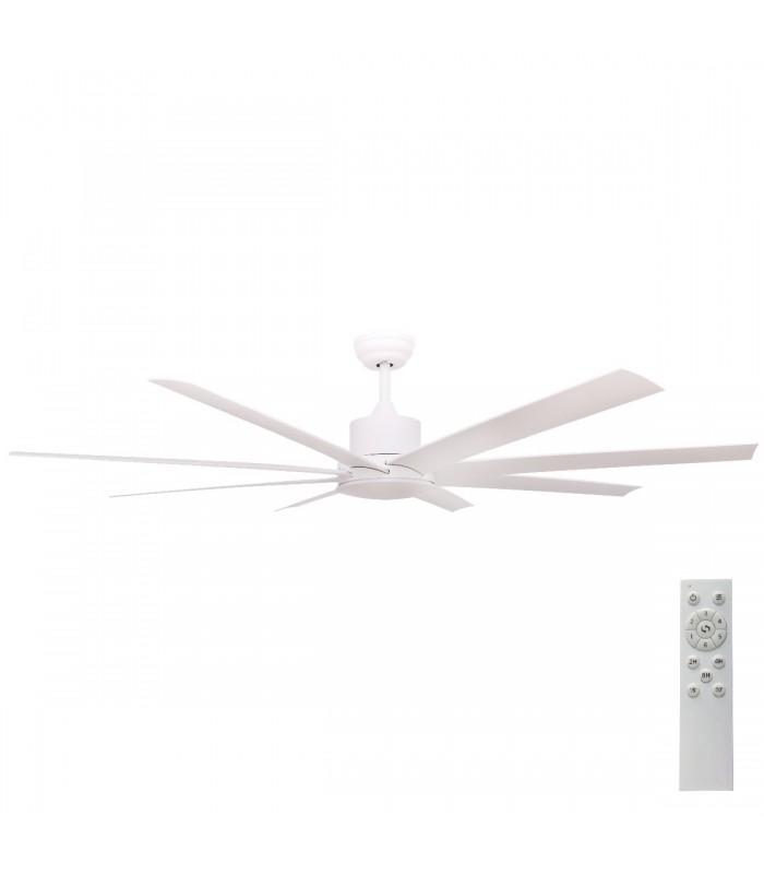 Ventilador De Techo Diongo Blanco DC Sin Luz 8 Aspas 165D