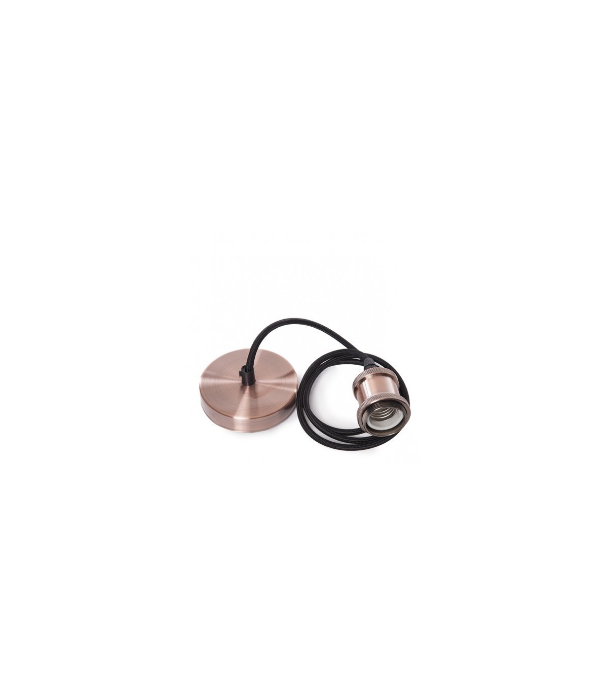 Pendel E27 con Cable Negro 1.5M 3 x 0