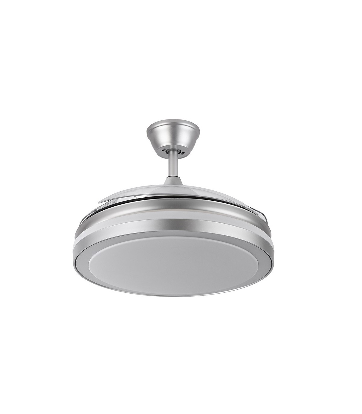 Ventilador Esparta DC 59W 6980Lm 3 Aspas Plata CCT