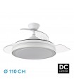 Ventilador Esparta DC 59W 6980Lm 3 Aspas Blanco CCT
