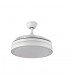 Ventilador Esparta DC 59W 6980Lm 3 Aspas Blanco CCT