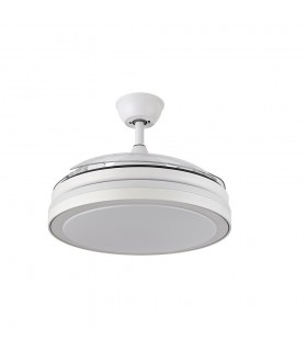 Ventilador Esparta DC 59W 6980Lm 3 Aspas Blanco CCT