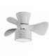 Ventilador Fly APP DC 20W 2400Lm 3 Aspas Blanco CCT