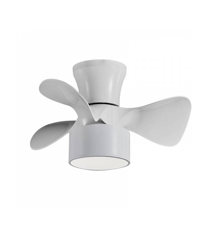 Ventilador Fly APP DC 20W 2400Lm 3 Aspas Blanco CCT
