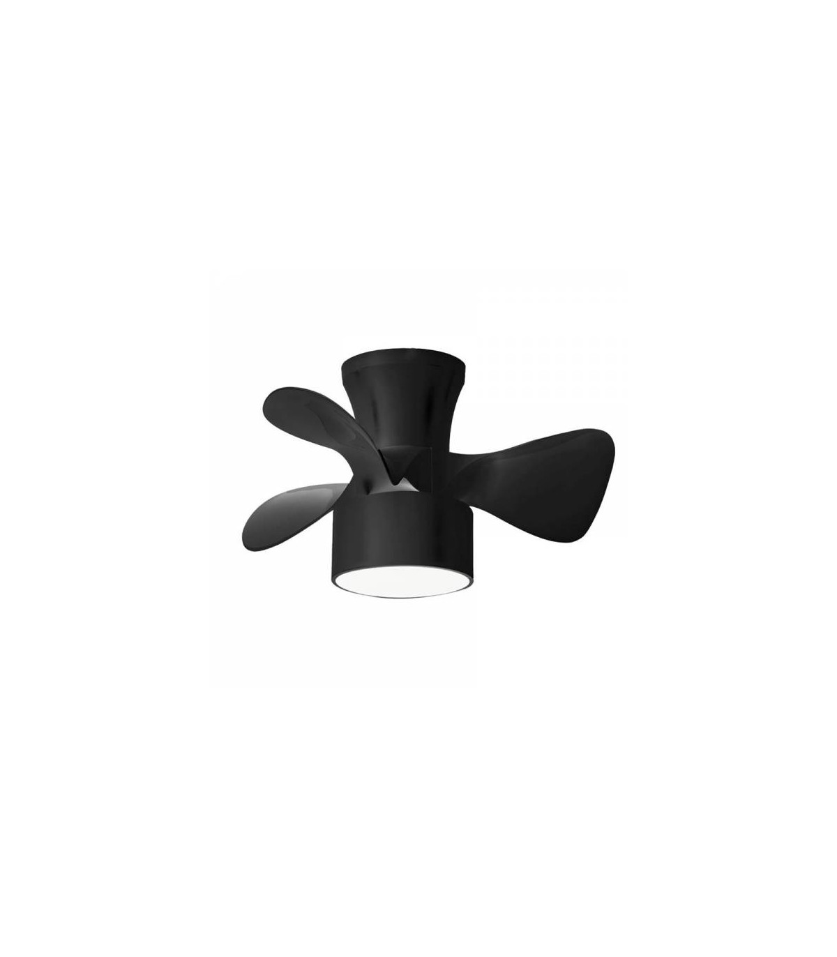 Ventilador Fly APP DC 20W 2400Lm 3 Aspas Negro CCT