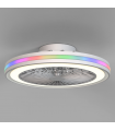 Ventilador Gamer 46D Blanco DC 40W 4200Lm 6 Aspas RGB+CCT