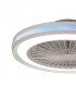 Ventilador Gamer 46D Blanco DC 40W 4200Lm 6 Aspas RGB+CCT