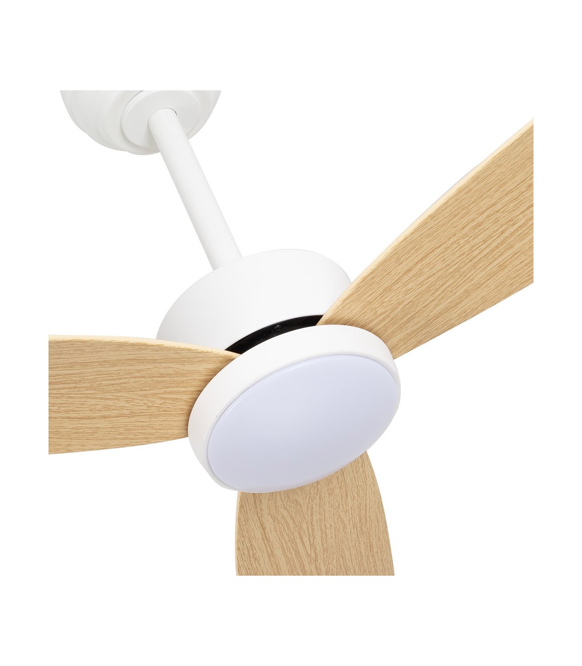 Ventilador de Techo GENIL Blanco DC 24W 2424Lm 3 Aspas Blanco/Haya CCT