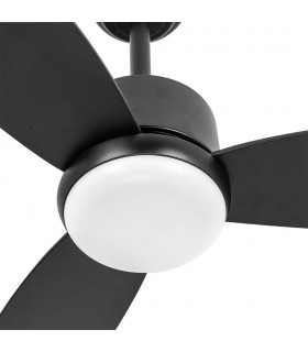 Ventilador de Techo GENIL Blanco DC 24W 2424Lm 3 Aspas Negro CCT