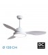 Ventilador Led Hayate DC 48W 4080Lm 3 Aspas Blanco CCT