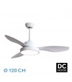 Ventilador Led Hayate DC 48W 4080Lm 3 Aspas Blanco CCT