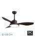 Ventilador Led Hayate DC 48W 4080Lm 3 Aspas Marrón CCT