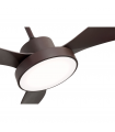 Ventilador Led Hayate DC 48W 4080Lm 3 Aspas Marrón CCT