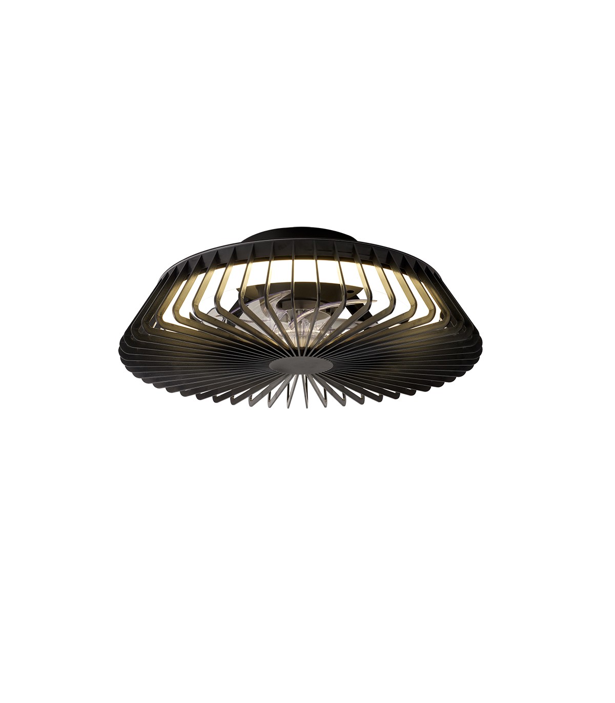 Ventilador de Techo Himalaya Mini DC 70W 7700Lm Negro CCT