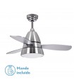 Ventilador de Techo Iseran AC 2xE27 3 Aspas Cromo