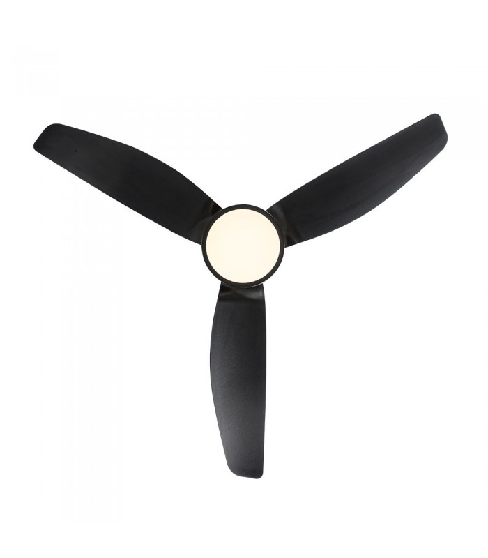 Ventilador de Techo JARAMA DC 20W 2350Lm 3 Aspas Negro CCT