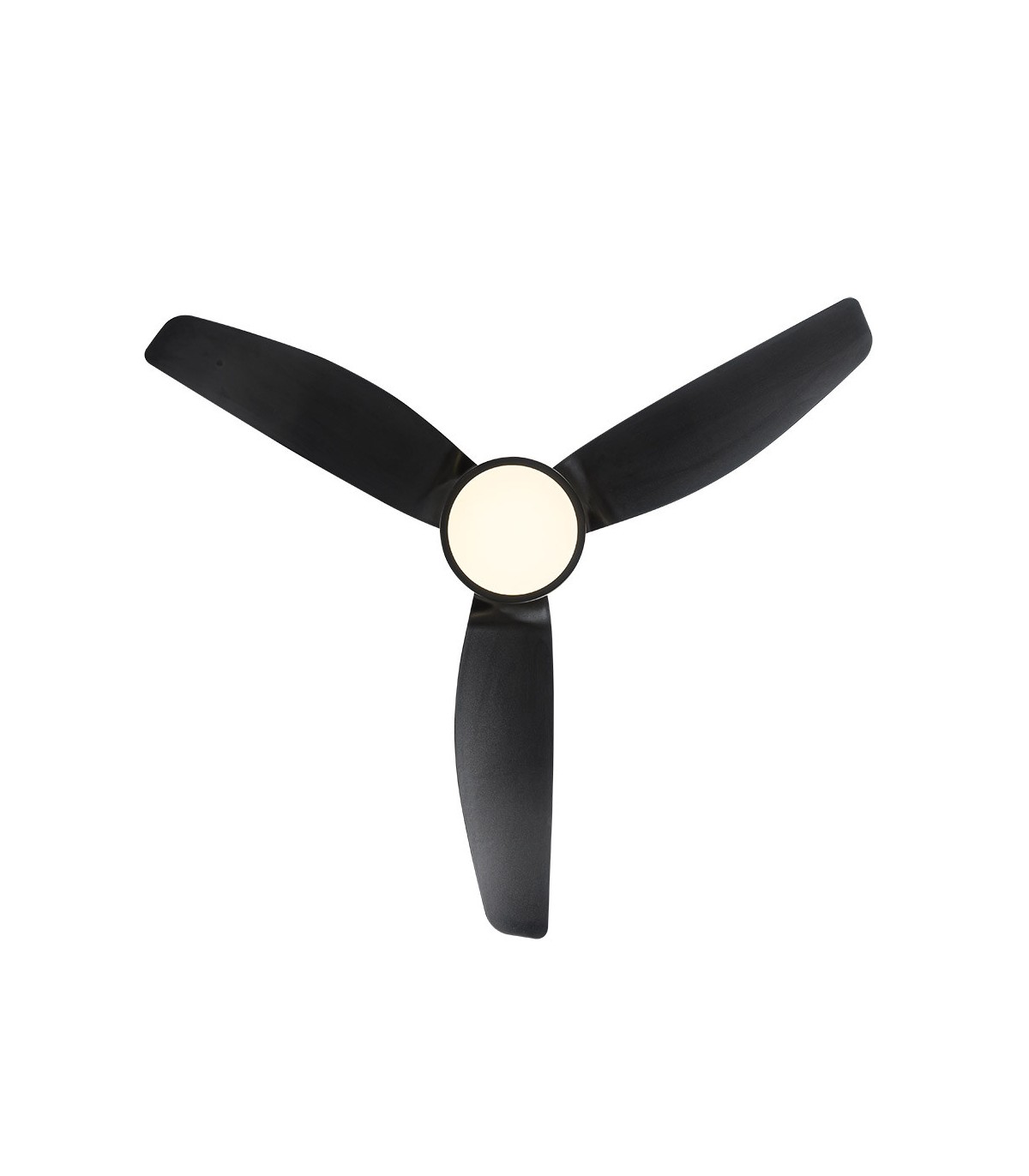 Ventilador de Techo JARAMA DC 20W 2350Lm 3 Aspas Negro CCT