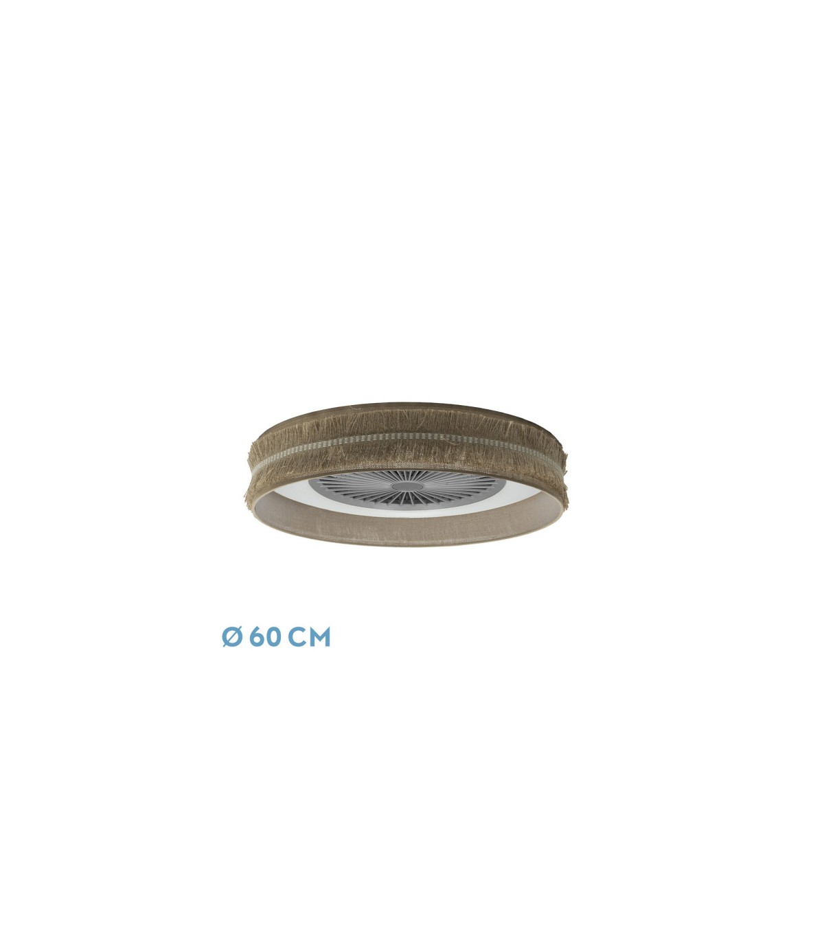 Ventilador Kala AC Saco 72W 8000Lm 5 Aspas CCT