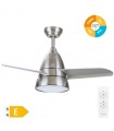 Ventilador Kidau Níquel AC 15W 1534Lm 3 Aspas CCT