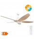 Ventilador Kilwa Blanco DC 18W 2087Lm 5 Aspas Haya CCT