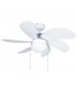 Ventilador de Techo LARDE DC Blanco 6 Aspas Blanco 2xE27