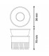 Modulo LED Ronse 12W 1320Lm 24º IP20