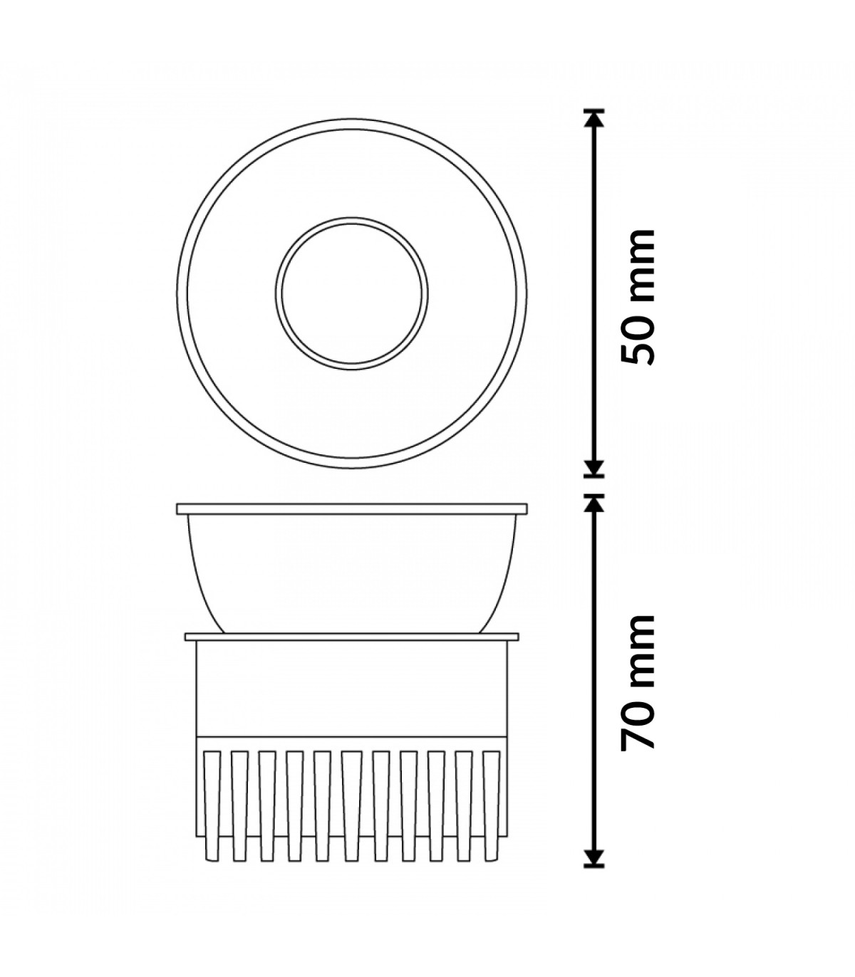 Modulo LED Ronse 12W 1320Lm 24º IP20