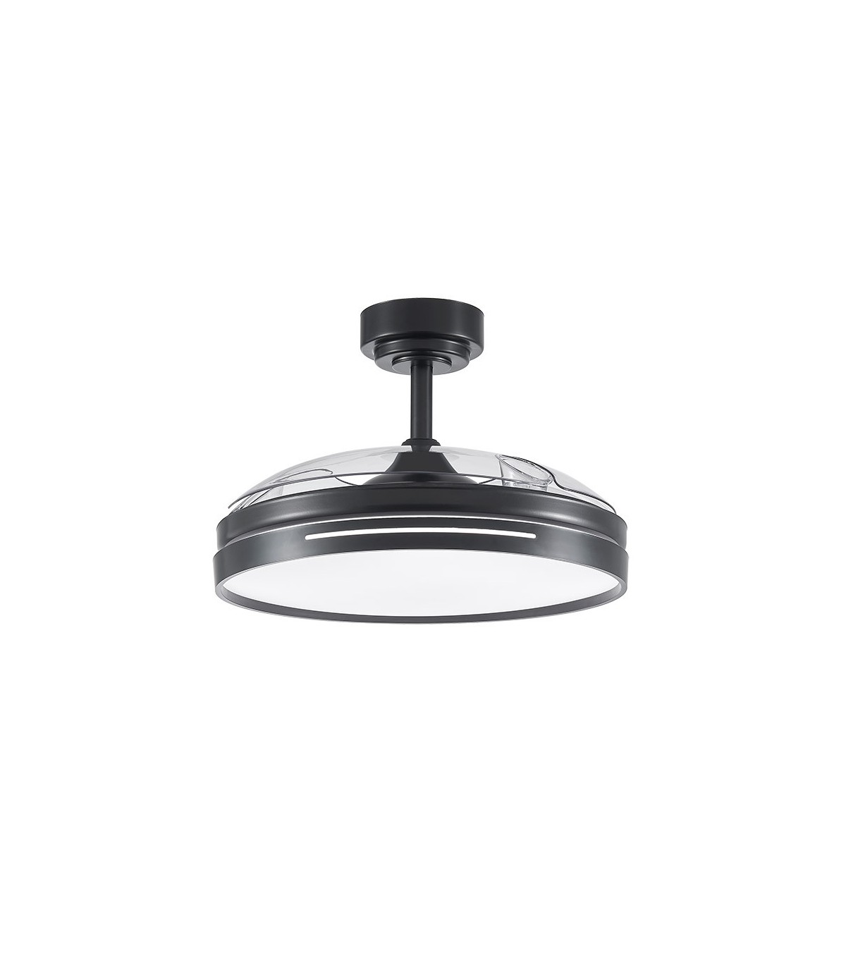 Ventilador Micenas Negro DC 72W 7200Lm 3 Aspas CCT