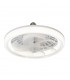 Ventilador Bulb E27 DC 24W 2400Lm 6 Aspas Blanco/Café CCT