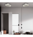 Ventilador Bulb E27 DC 24W 2400Lm 6 Aspas Blanco/Café CCT