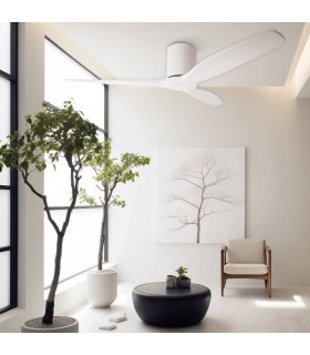 Ventilador Mucari Blanco DC 3 Aspas Blanco Sin Luz 132D