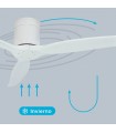 Ventilador Mucari Blanco DC 3 Aspas Blanco Sin Luz 132D
