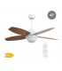 Ventilador Muna Blanco AC 15W 1534Lm 4 Aspas Blanco/Haya CCT