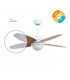 Ventilador Muna Blanco AC 15W 1534Lm 4 Aspas Blanco/Haya CCT
