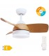 Ventilador Namuno Blanco DC 15W 1534Lm 3 Aspas Haya CCT
