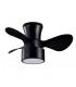 Ventilador Natasha 70D Cañizo-Negro DC 24W 2390Lm 3 Aspas CCT