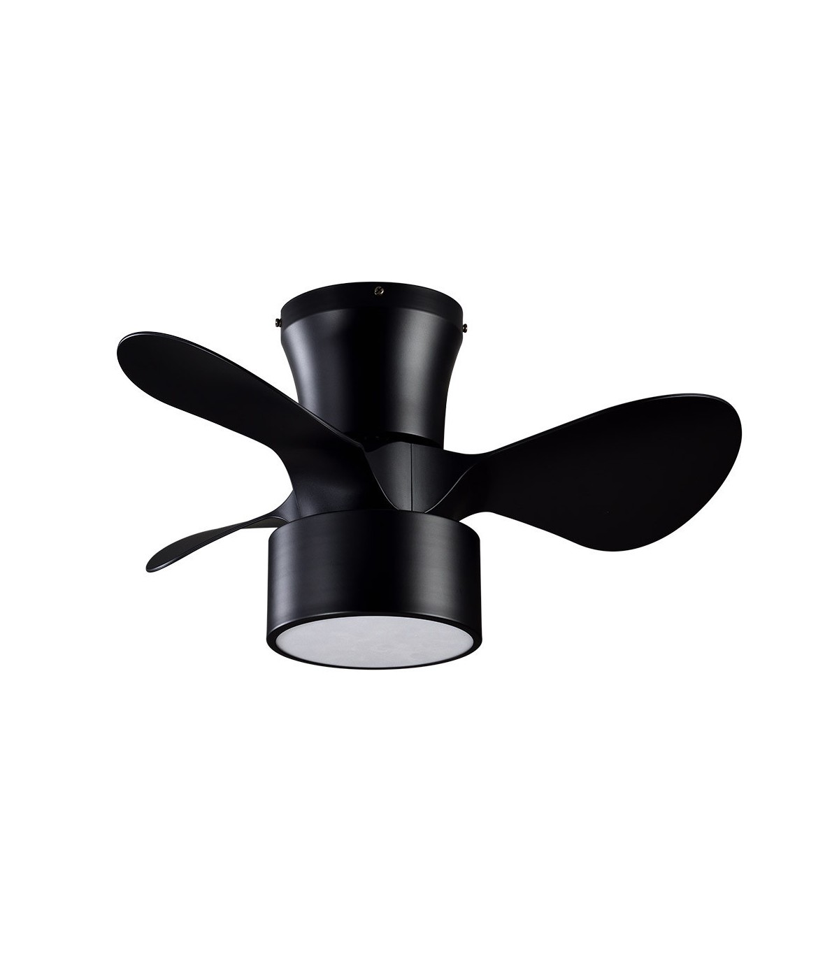 Ventilador Natasha 70D Cañizo-Negro DC 24W 2390Lm 3 Aspas CCT