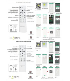 Ventilador Nature Blanco/Haya APP DC 75W 9750Lm 3 Aspas CCT