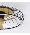 Ventilador Nature Negro/Haya APP DC 75W 9750Lm 3 Aspas CCT