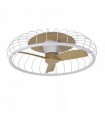 Ventilador Nature Blanco/Haya APP DC 75W 9750Lm 3 Aspas CCT