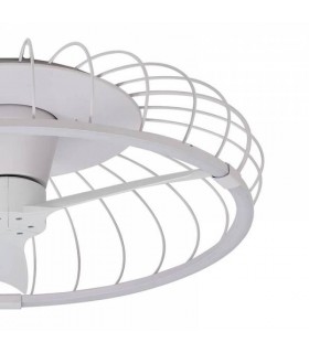 Ventilador Nature Blanco APP DC 75W 9750Lm 3 Aspas CCT