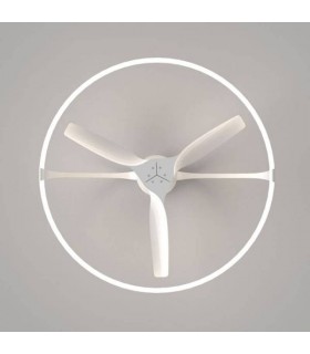 Ventilador Nepal Blanco APP DC 75W 10000Lm 3 Aspas CCT