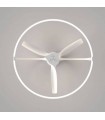 Ventilador Nepal Blanco APP DC 75W 10000Lm 3 Aspas CCT