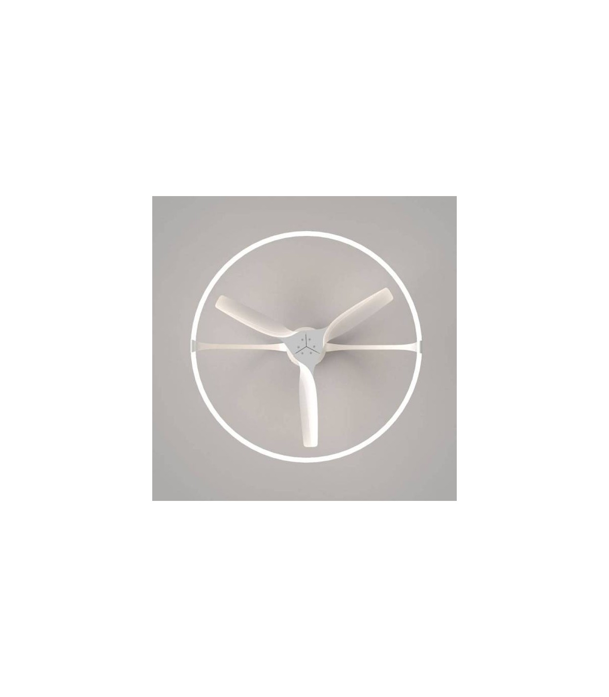 Ventilador Nepal Blanco APP DC 75W 10000Lm 3 Aspas CCT