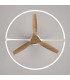 Ventilador Nepal Blanco/Haya APP DC 75W 10000Lm 3 Aspas CCT