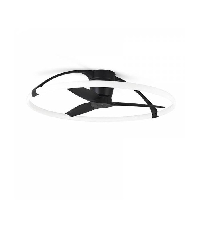 Ventilador Nepal Negro APP DC 75W 10000Lm 3 Aspas CCT