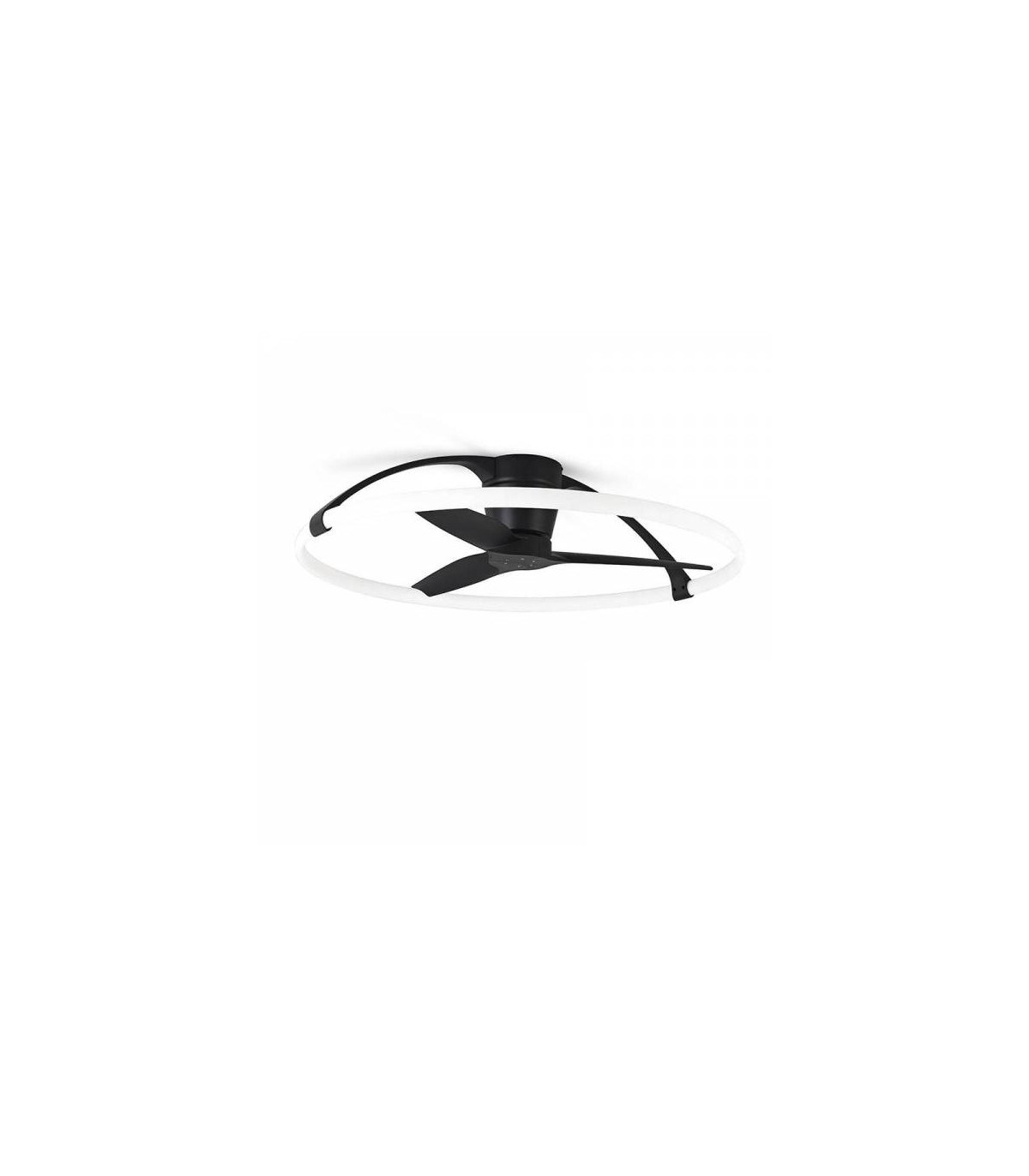Ventilador Nepal Negro APP DC 75W 10000Lm 3 Aspas CCT
