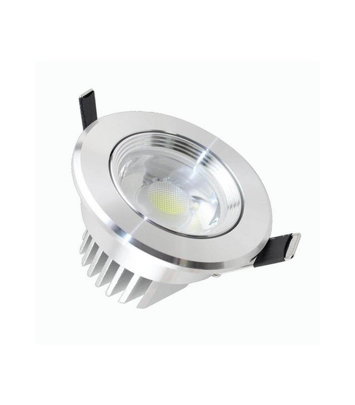 Downlight LED COB 7W 520Lm 45º IP33